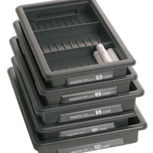 Set = 8 piece Roll storage containers (2 Euro - 1 Cent)