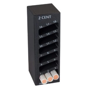 GERO (8 Single Coin Roll Counter) - 2 Cent Coin Roll Counter
