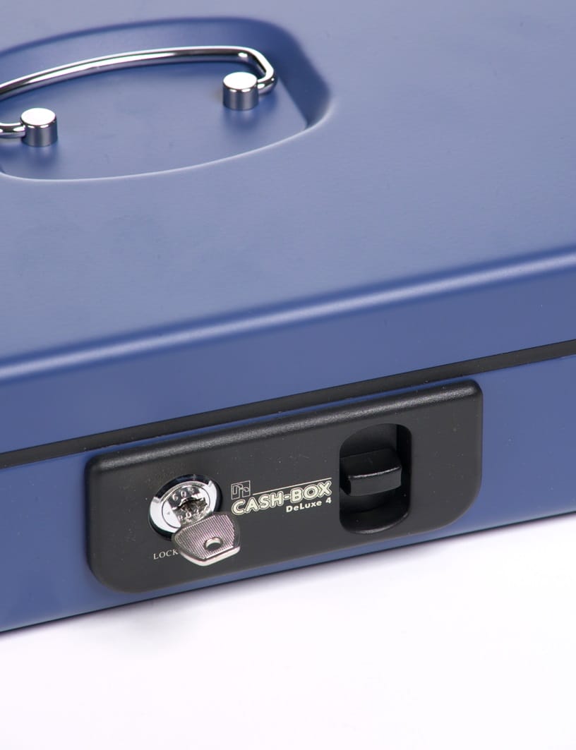 Steel cash box COLOR with 2 banknote protections - Image 3