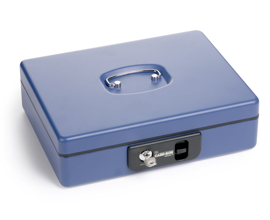 Steel cash box COLOR with 2 banknote protections - Image 2