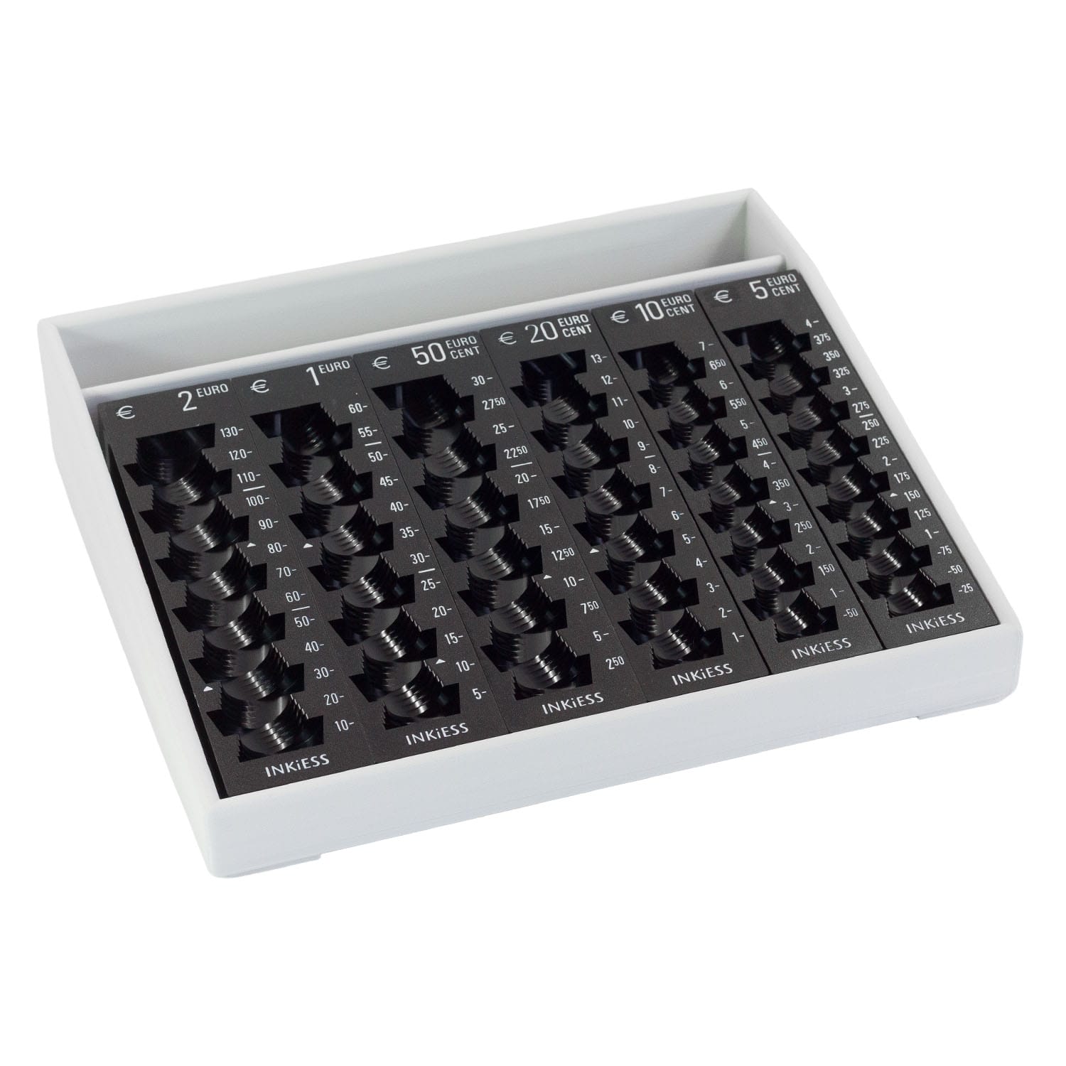 Euro-Münzzähler Tablett für Bargeldübersicht