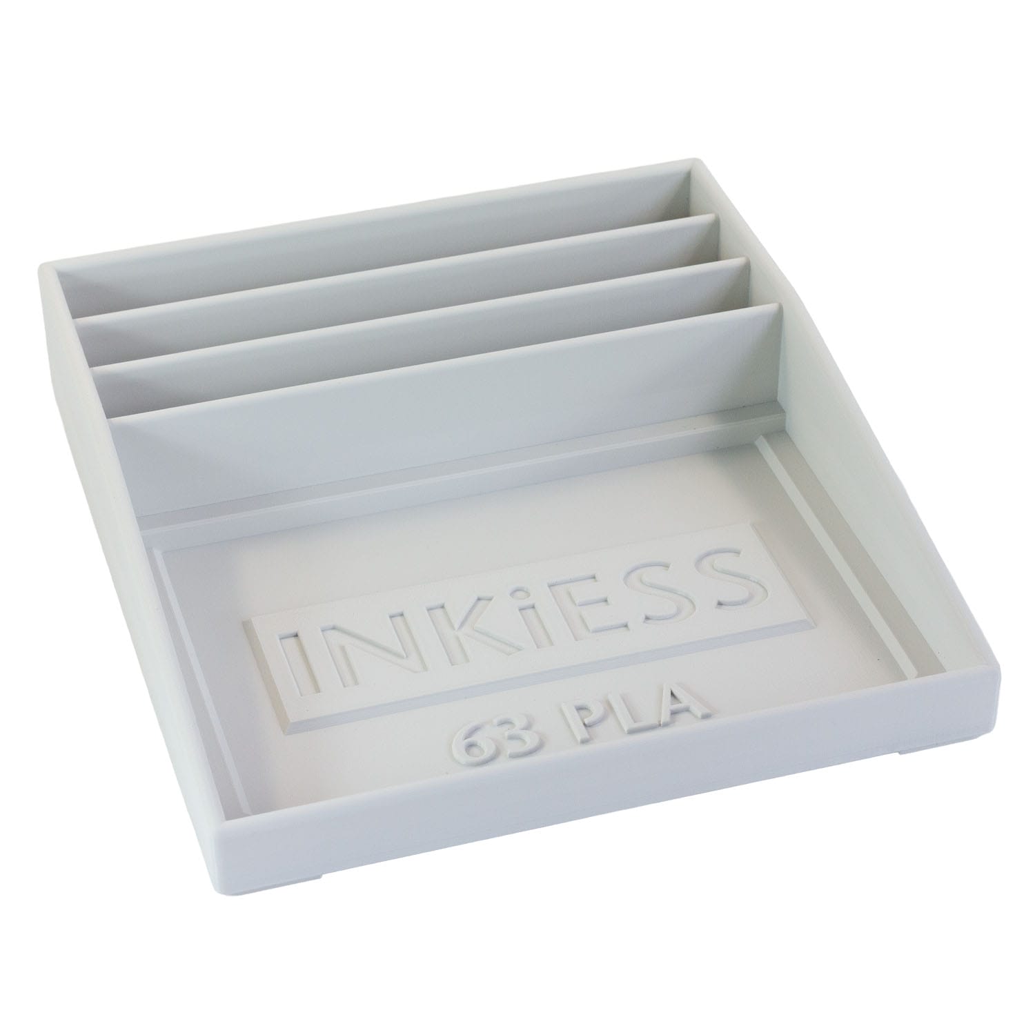 Weißer Inkiess Schreibtisch-Organizer mit fünf Fächern